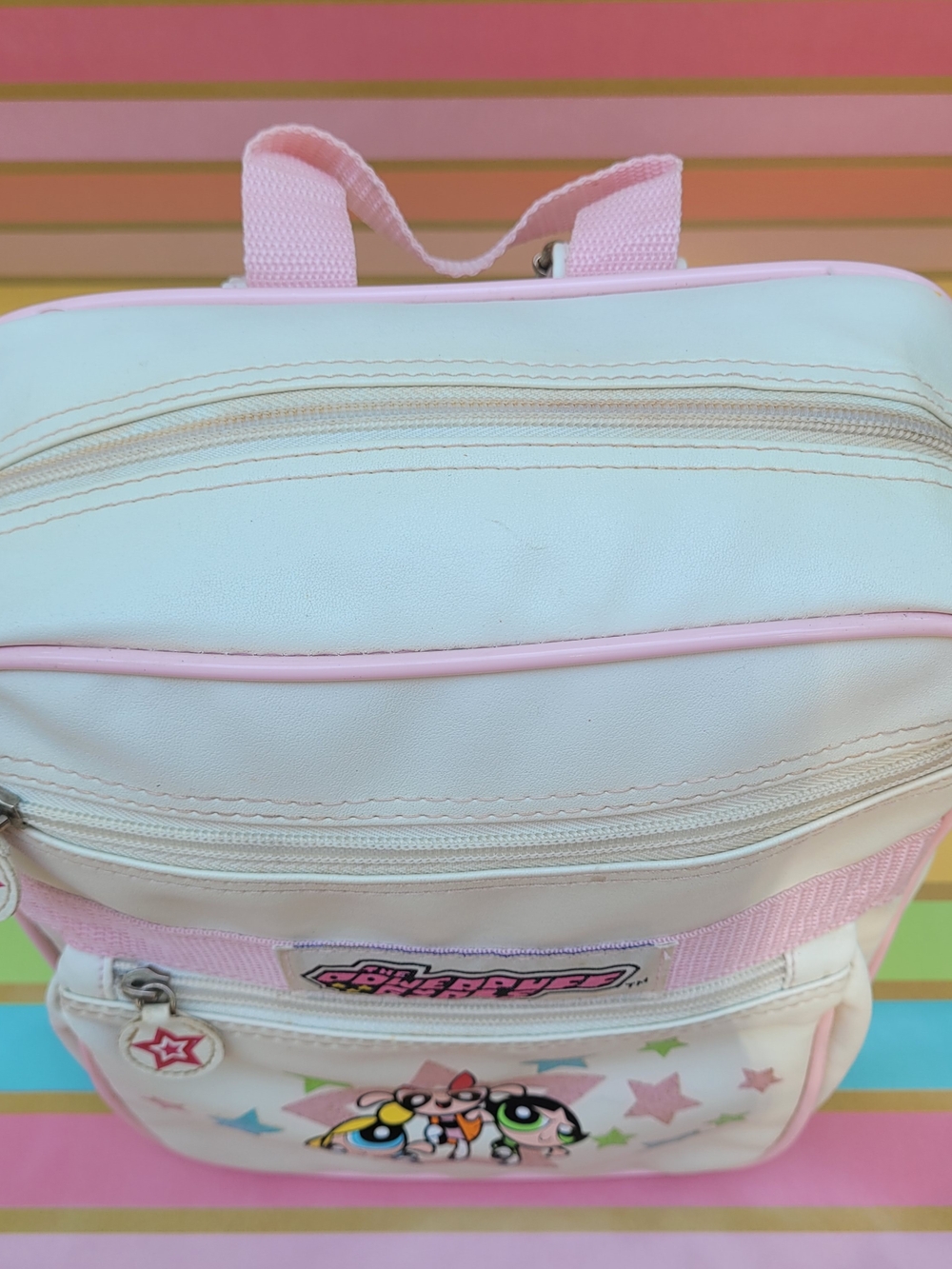 Vintage 2000 Cartoon Network Powerpuff Girls Backpack - Rare Y2K - Picture 3 of 16